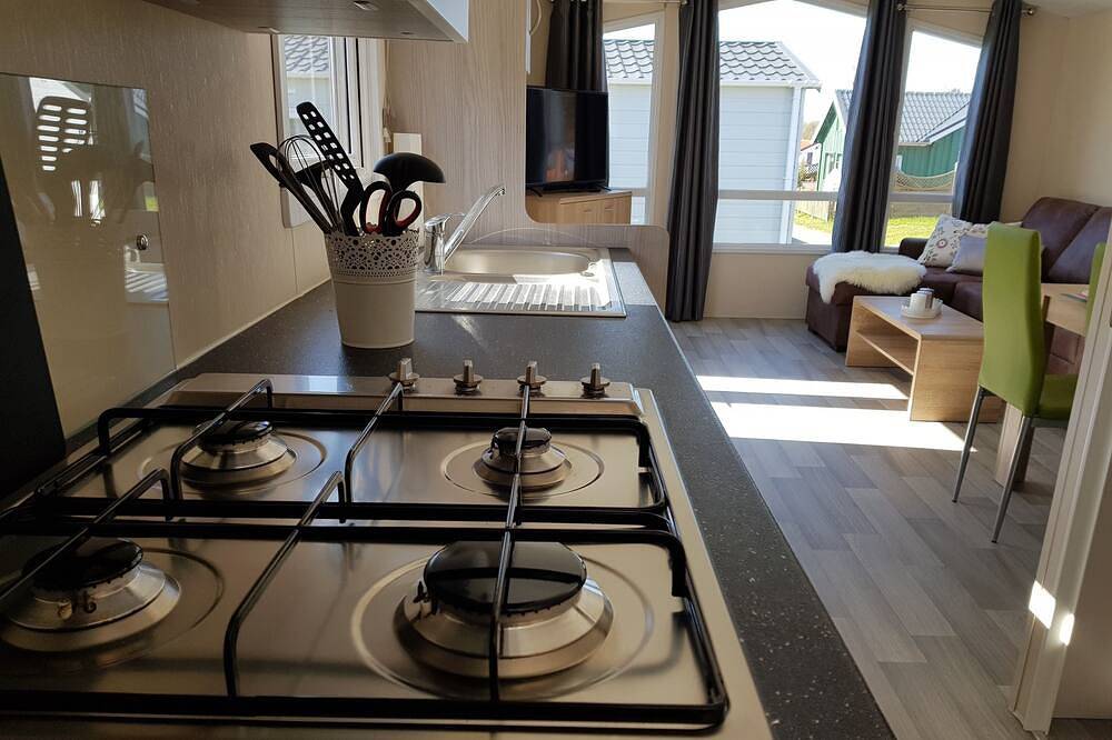 Ganze Wohnung, Mobilheim für 6 Gäste mit 40m² in Wurster Nordseeküste in Kransburger See, Midlum (Cuxhaven)
