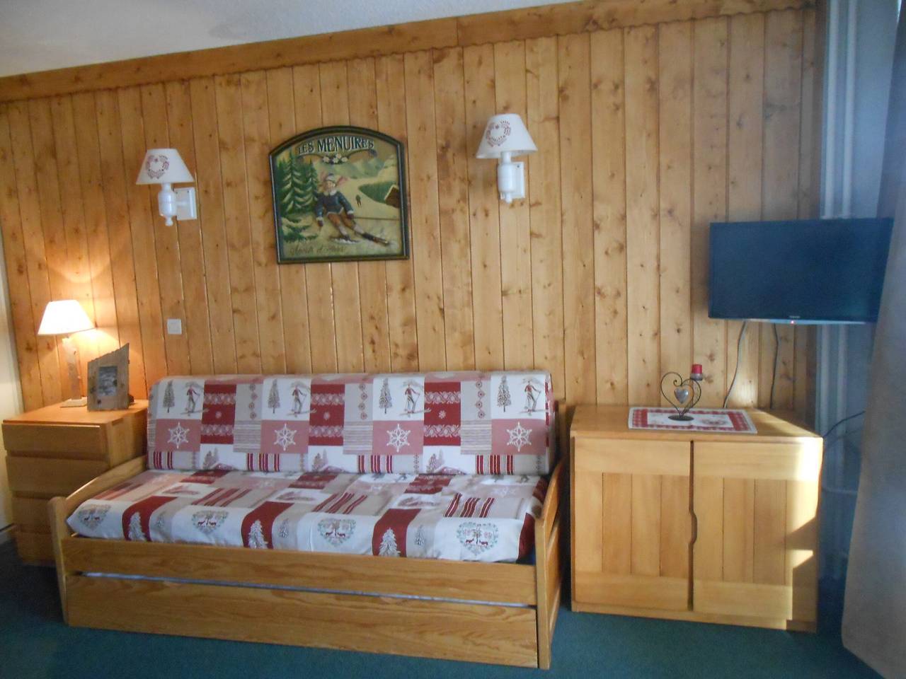 Studio entier, Appartement rénové, 4 pers., Les Menuires, Wifi, animaux admis in Les Menuires, Saint-Martin-de-Belleville