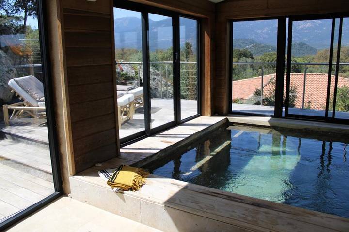 Maison d’hôte pour 2 personnes, avec vue ainsi que terrasse et piscine, animaux acceptés à Sotta - 4