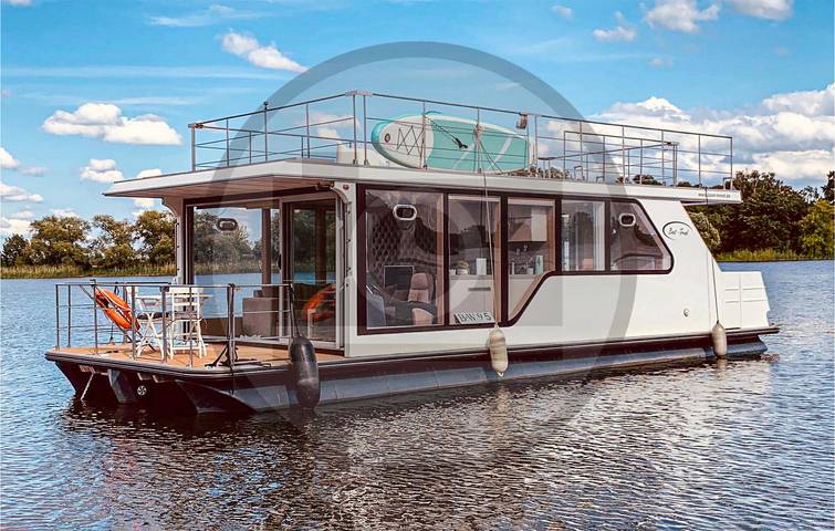 Hausboot für 4 Personen, mit Terrasse