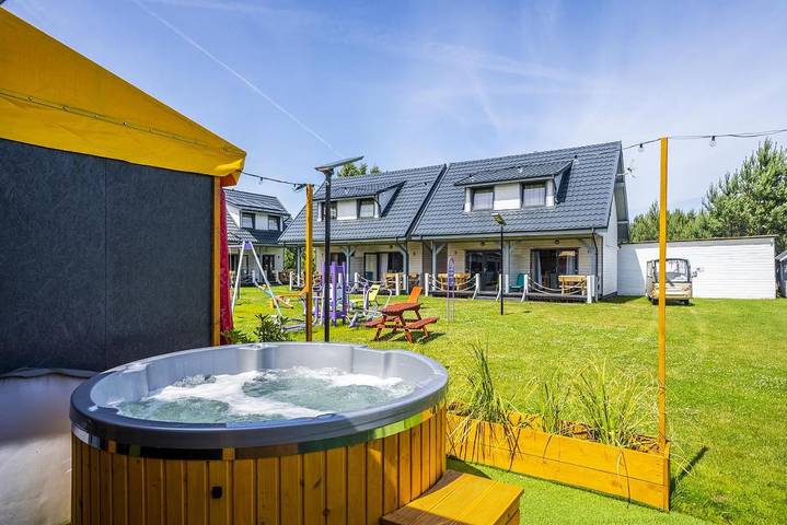 Ferienhaus für 6 Personen, mit Sauna und Ausblick sowie Garten