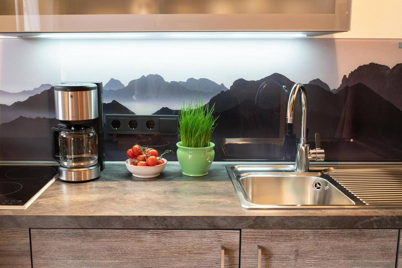 Ganze Wohnung, Apartment '3' mit Bergblick, Balkon und Wlan in Krün, Bayerische Alpen