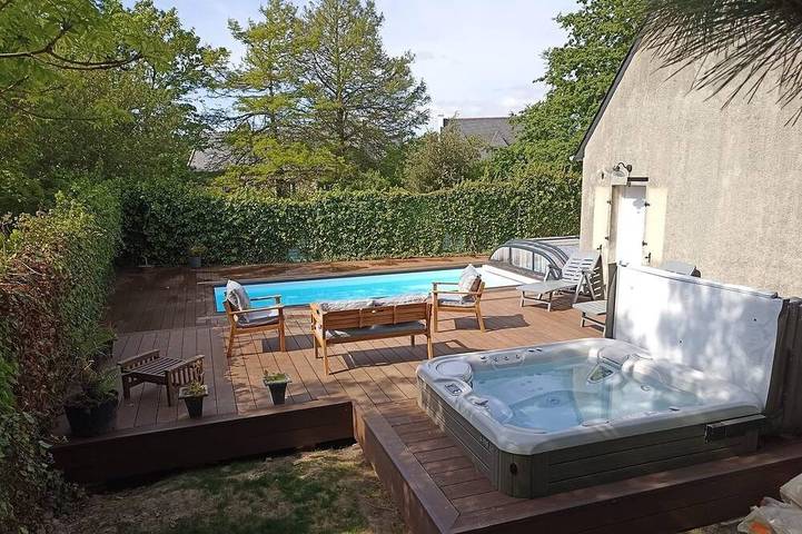 Maison de vacances pour 8 personnes, avec jardin et jacuzzi à Loctudy