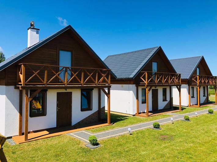Domek letniskowy dla 5 osób, z Balkon i Taras oraz Ogród i Widok w Przewłoka