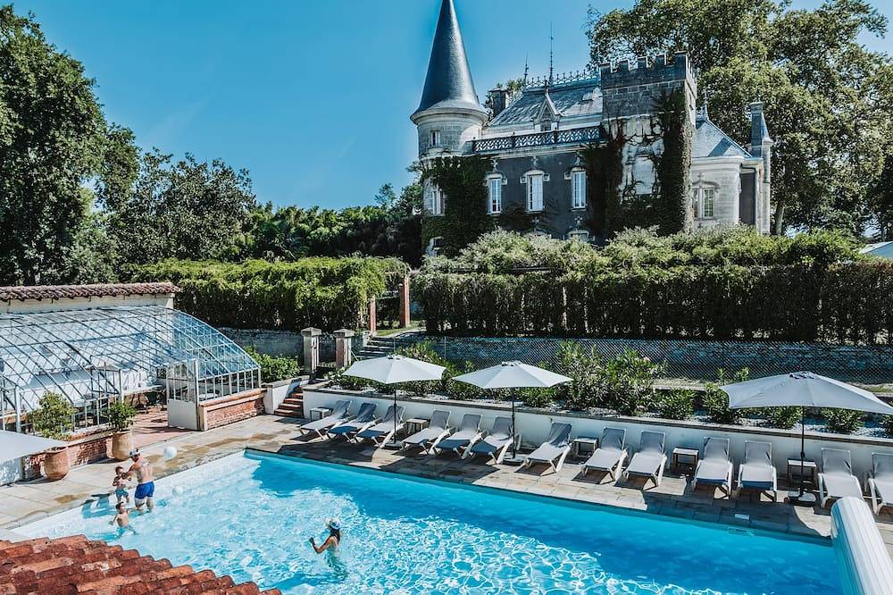 Holiday rental 11 personnes Château Belle Epoque Landes in Linxe, Dax region