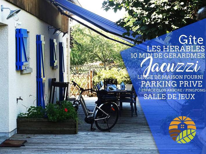 Maison de vacances pour 14 personnes, avec terrasse ainsi que jacuzzi et jardin