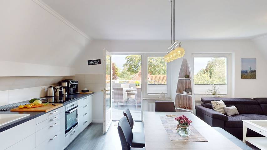 Ferienwohnung für 5 Personen, mit Terrasse und Garten sowie Sauna in Grömitz
