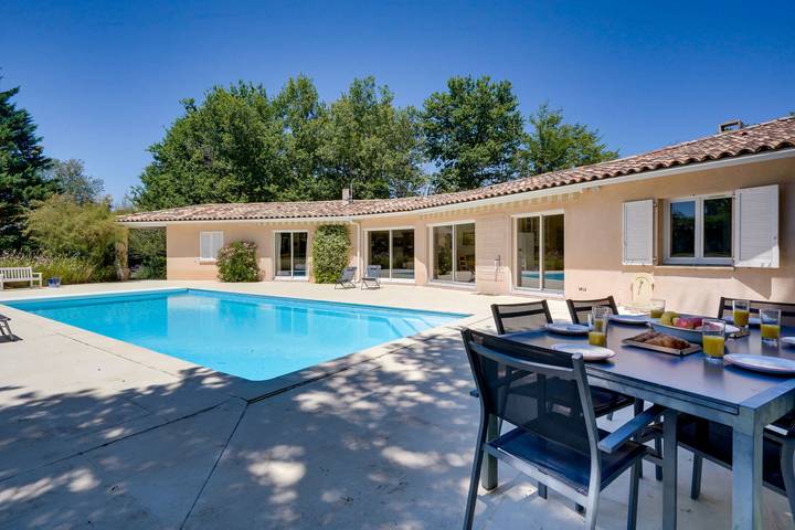 Maison de vacances pour 10 personnes, avec piscine et jardin à Saint-Sulpice-et-Cameyrac