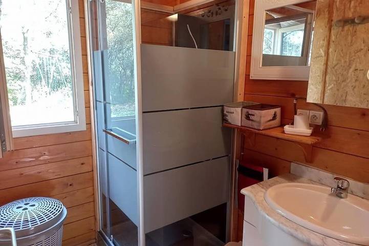 Gîte pour 4 personnes, avec jacuzzi ainsi que piscine et terrasse, animaux acceptés à Saint-Jean-du-Pin - 3