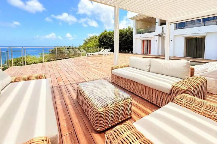 Location de vacances pour 6 personnes, avec piscine ainsi que terrasse et vue, animaux acceptés dans Friars Bay Saint Martin - 4