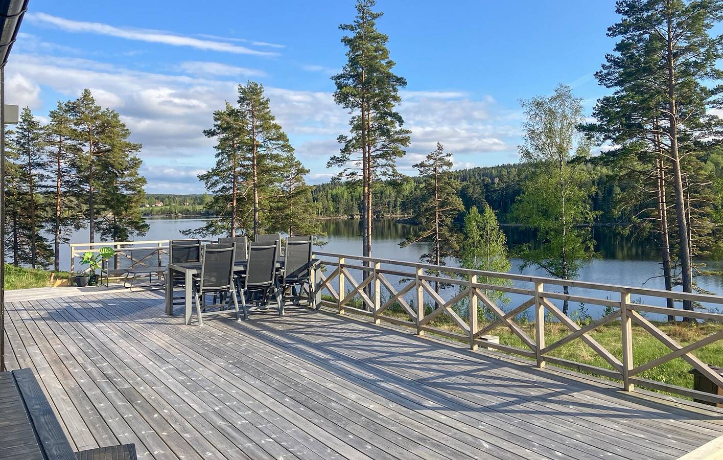 Ferienhaus für 8 Personen mit Seeblick in Dalslands Kanal