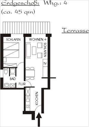 Ganze Ferienwohnung, Meeresbrise 2 in St. Peter-Ording, Eiderstedt