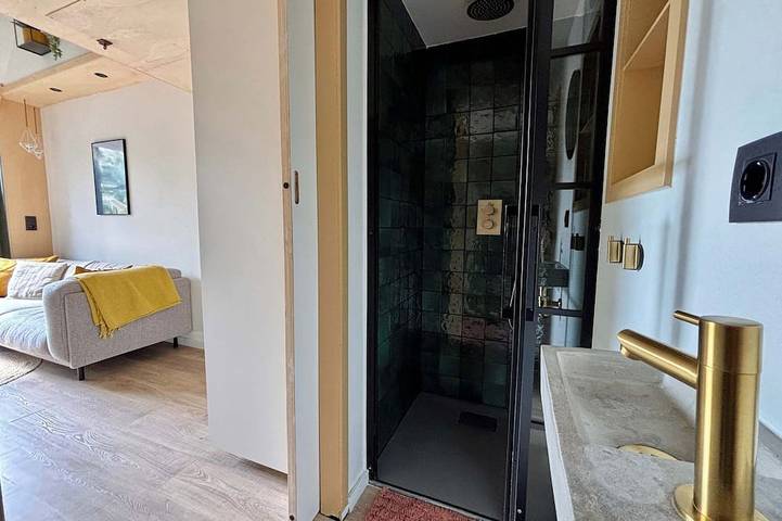 Blockhütte für 2 Personen, mit Balkon in Groede - 4