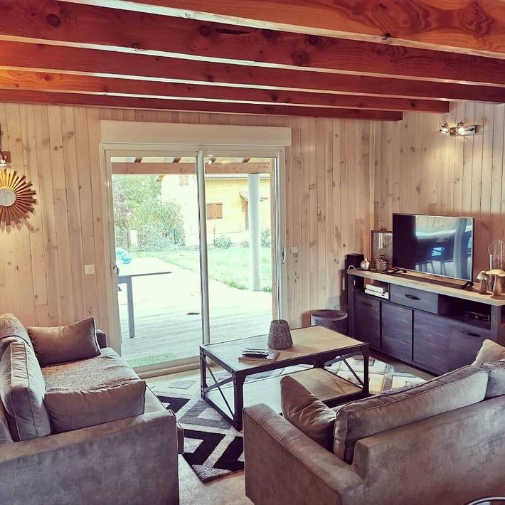 Location de vacances pour 10 personnes, avec jacuzzi et jardin ainsi que piscine et sauna à Saint-Gérons - 3