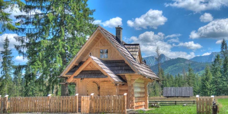 Dom dla 7 osób, z Balkon i Taras oraz Ogród i Sauna w Witów