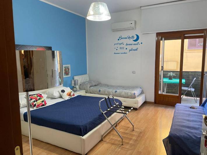 Casa de huéspuedes para 3 personas, con vistas y balcón en Palermo