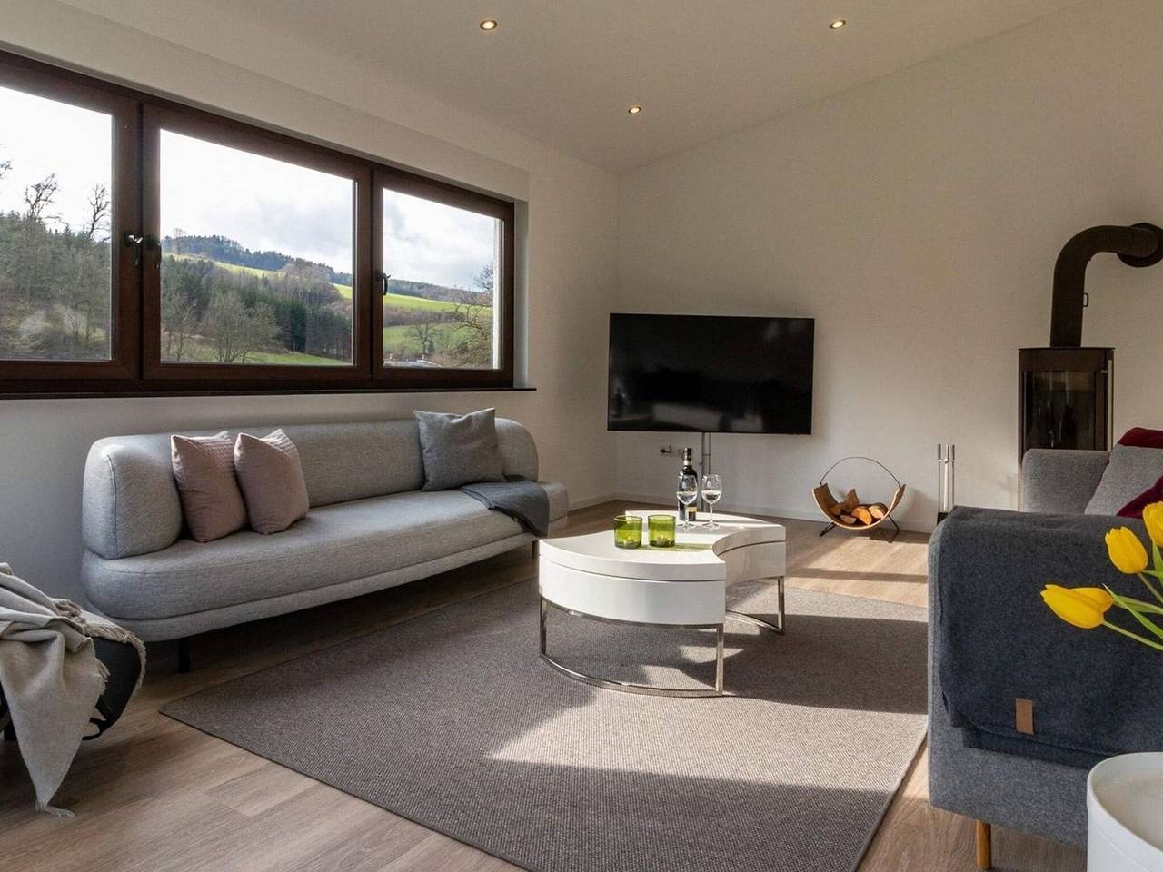 Modernes Split-Level Haus nahe am Hennesee in Meschede, Hochsauerlandkreis