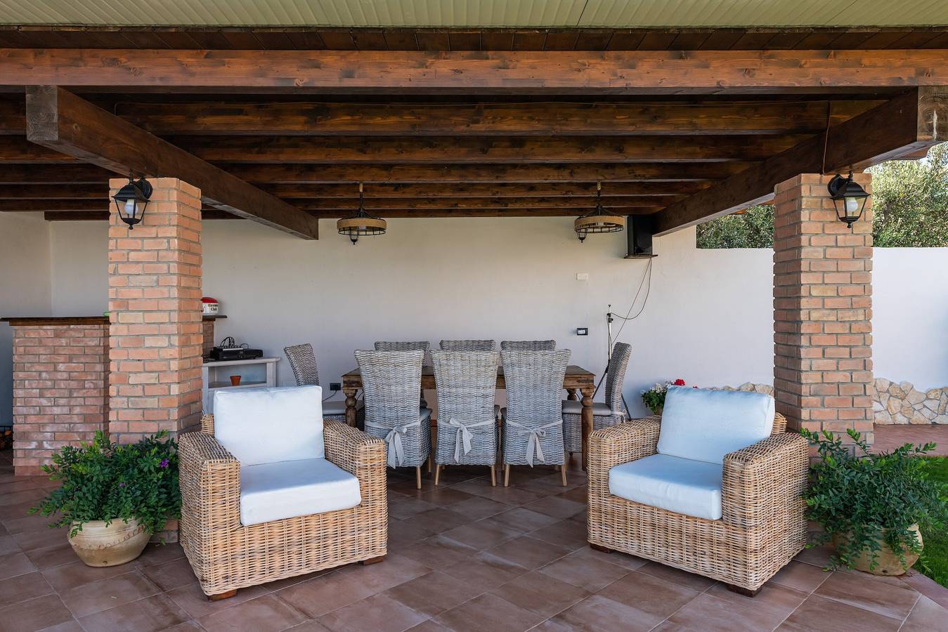 Villa "Gle" mit Pool, Garten und Klimaanlage in Sant'Andrea (Sardinien), Campidano