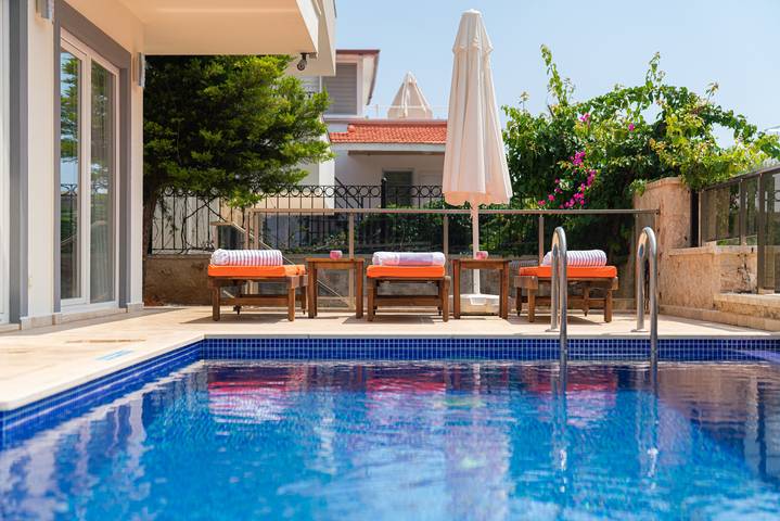 Villa pour 10 personnes, avec piscine et balcon à Kalkan - 2