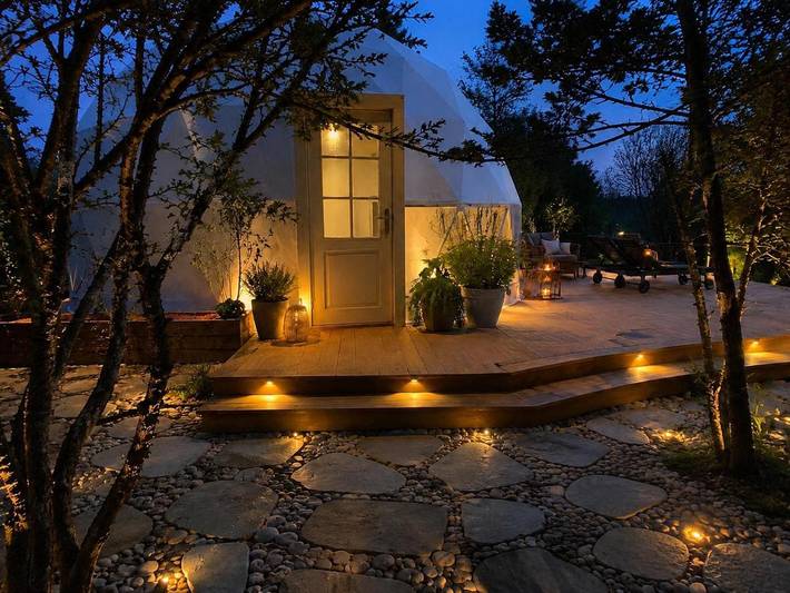 Camping für 6 Personen, mit Terrasse und Ausblick sowie Garten, mit Haustier in Saaremaa