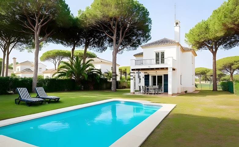 Casa de vacaciones para 9 personas, con Balcón y Jardín en Novo Sancti Petri