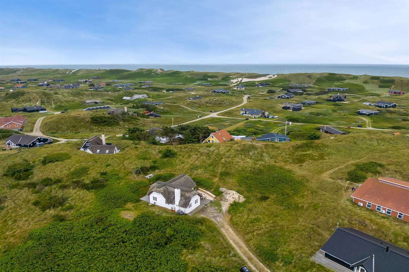 Home in Hvide Sande with sauna in Årgab, Holmsland Klit