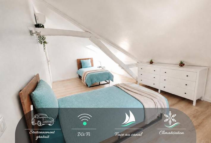 Appartement de vacances pour 4 personnes, avec Terrasse ainsi que Jardin et Vue