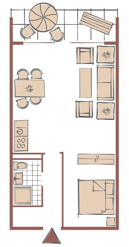 Ferienwohnung für 2 Personen, mit Meerblick und Balkon in Großenbrode - 2