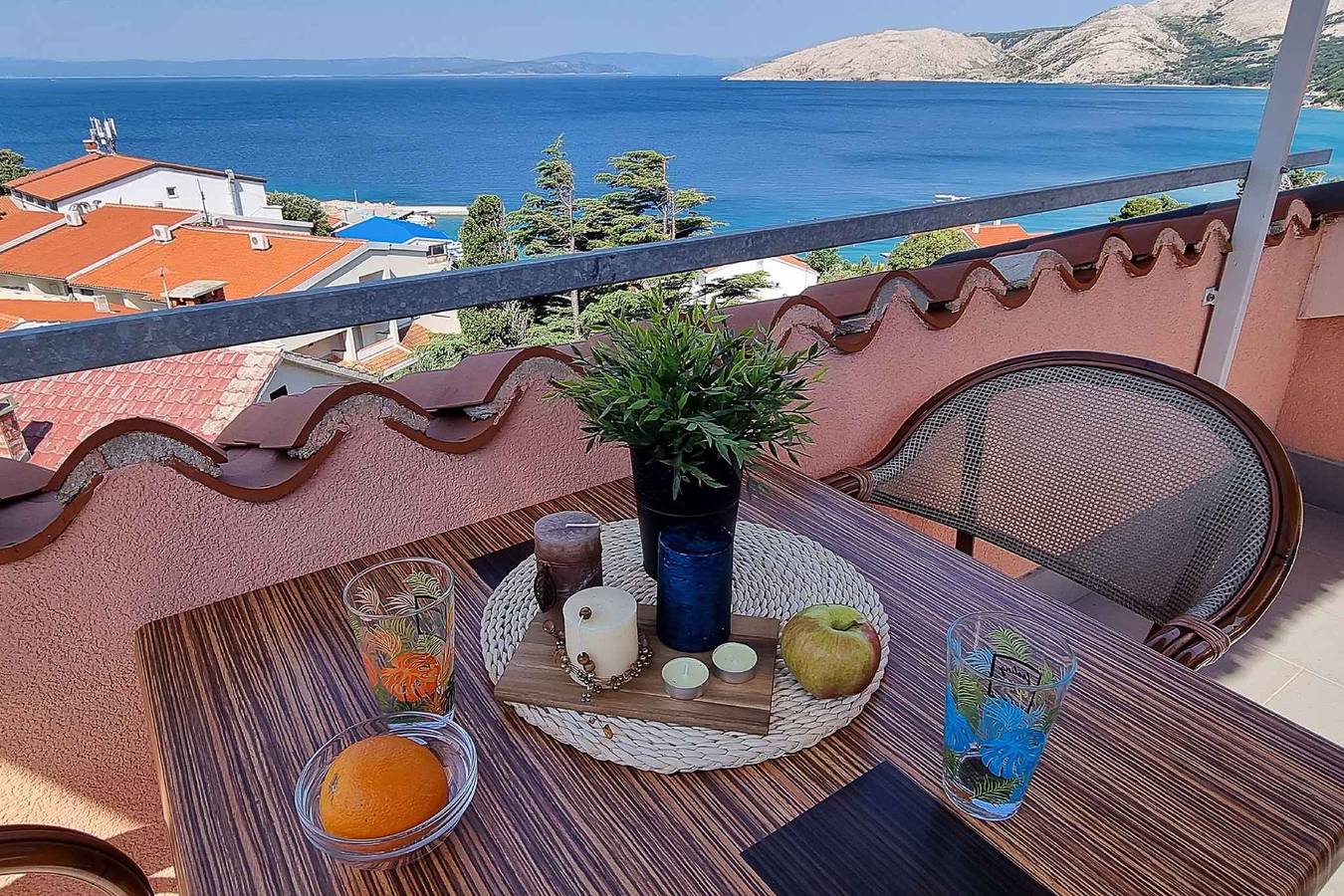 Ganzes Studio, Studio mit Terrasse und Meersicht in Punat, Krk