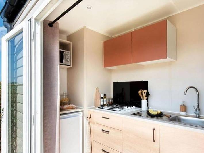 La Clape Village  - Mobilhome 6 personas - Privilegio - Clim - Tv - Lv - Recinto peatonal in Cap d'Agde, Agde