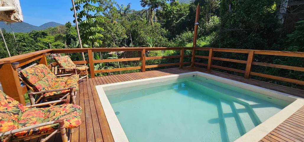 Pousadas para 2 pessoas, com piscina e jardim na Costa Verde (Rio de Janeiro)