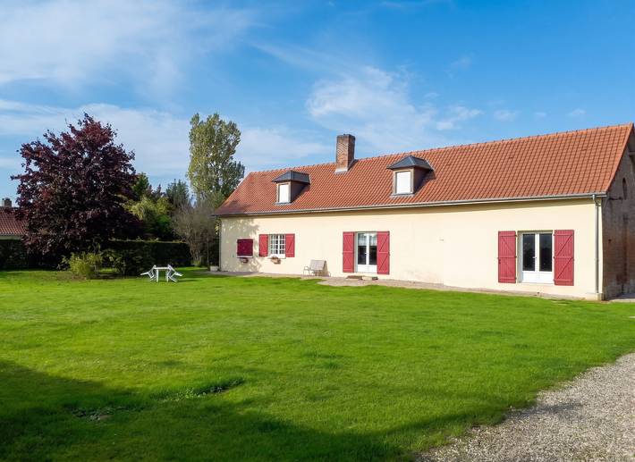 Location de vacances pour 5 personnes, avec Jardin à Tours-en-Vimeu