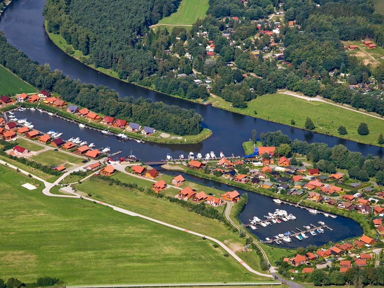 Chalet Emsblick in Walchum, Emsland