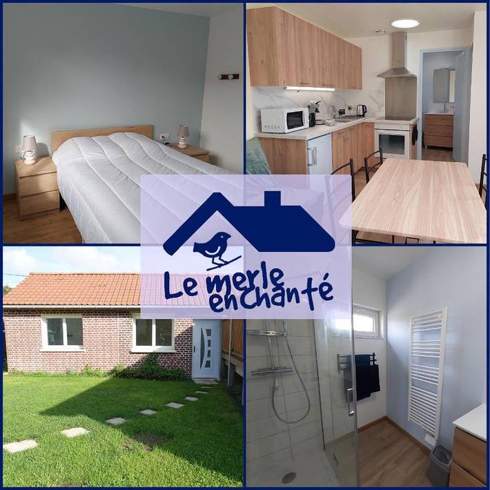 Gîte pour 4 personnes, avec terrasse et jardin dans Estrées-Mons