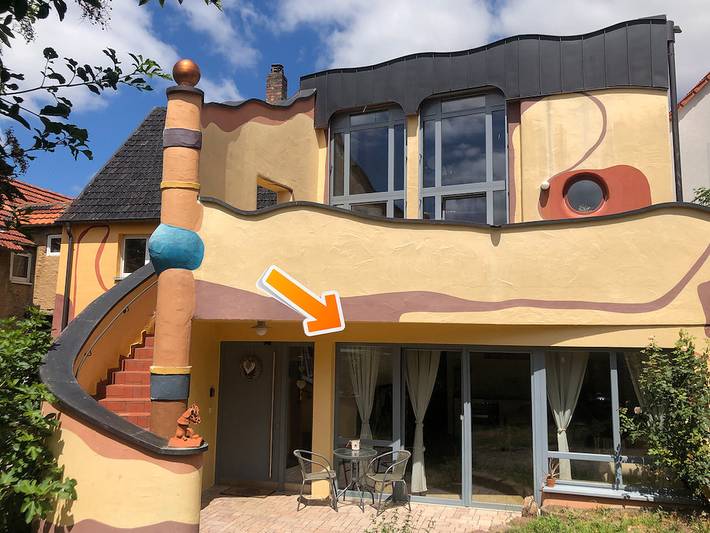 Ferienwohnung für 4 Personen, mit Terrasse und Garten, mit Haustier
