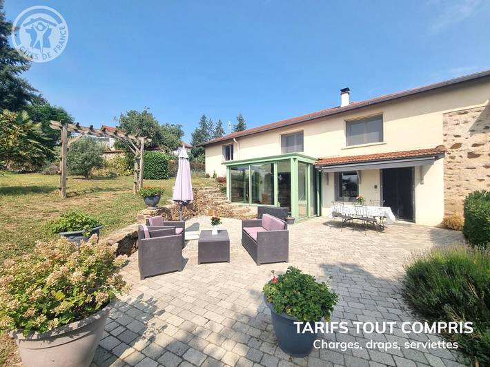 Gîte pour 6 personnes, avec jardin