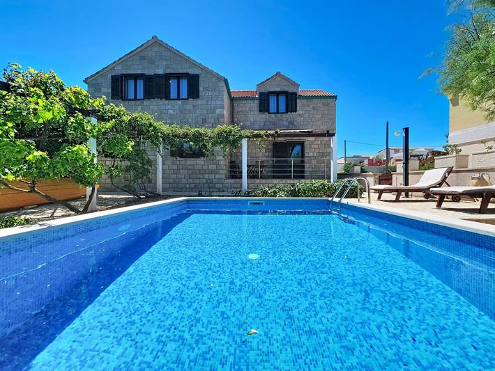 Ferienhaus für 10 Personen, mit Terrasse und Sauna sowie Garten, mit Haustier - 1