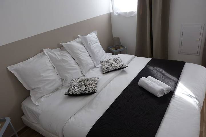 Mini villa T3 climatisée, vue mer, cosy & moderne in Olmeto, Arrondissement de Sartène