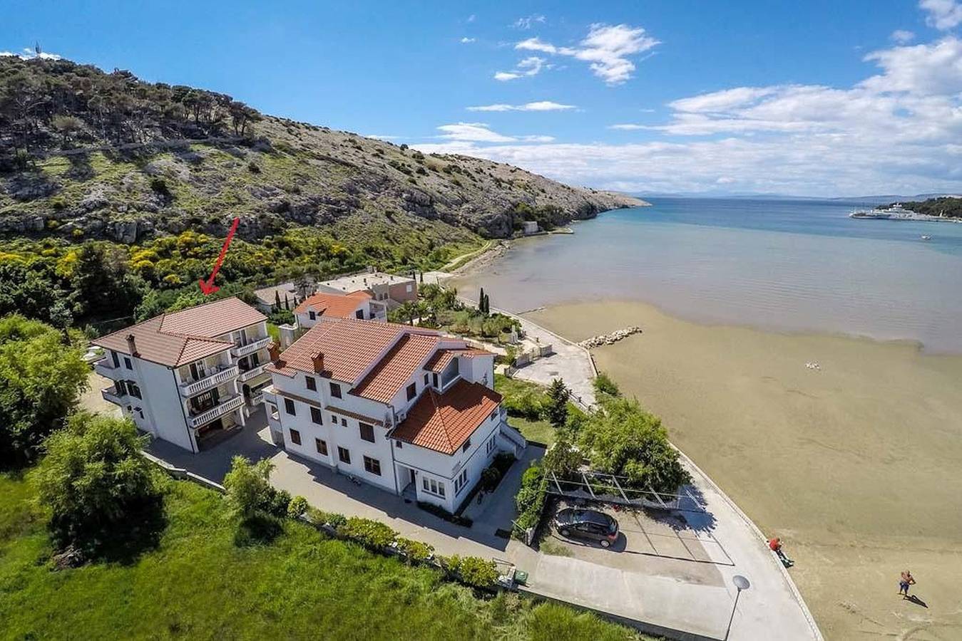 Ganze Wohnung, Ferienwohnung in Lopar mit Meerblick, Terrasse, Klimaanlage, W-Lan (4419-2) in Lopar, Rab