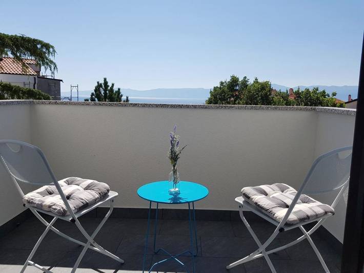 Ferienwohnung für 6 Personen, mit Ausblick und Balkon