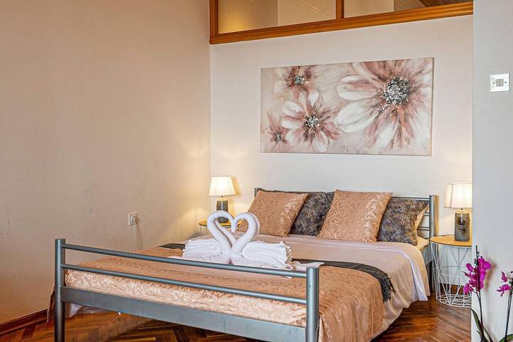 Ganze Wohnung, 1-Zimmer-Strandapartment in Podstrana in Podstrana, Split-Dalmatien