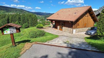 Chalet pour 6 personnes, avec terrasse ainsi que jardin et sauna, animaux acceptés dans les Vosges