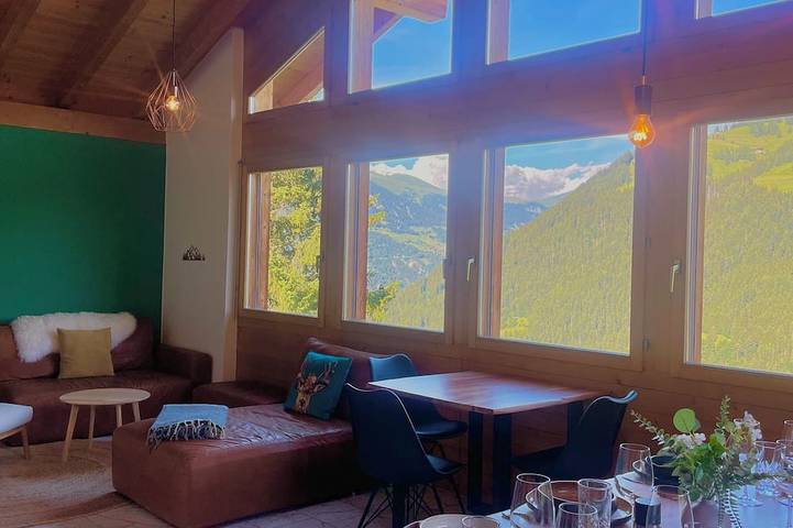 Chalet für 11 Personen, mit Balkon und Garten