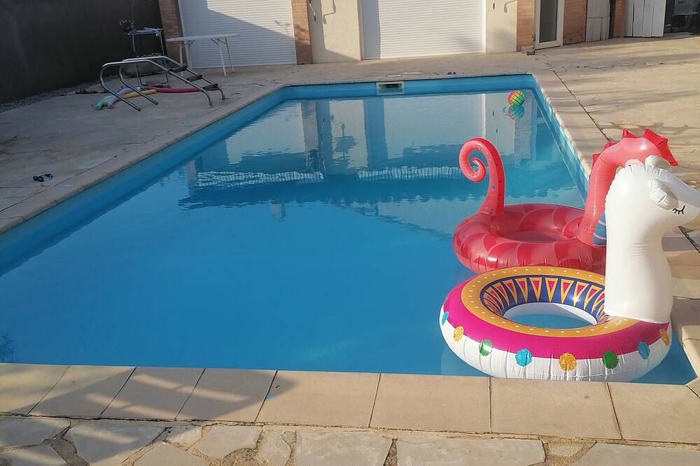 Ganze Wohnung, Studio à 15 min de la mer 30min de l Espagne Calme et Privée Avec Piscine in Perpignan, Perpignan und Umgebung