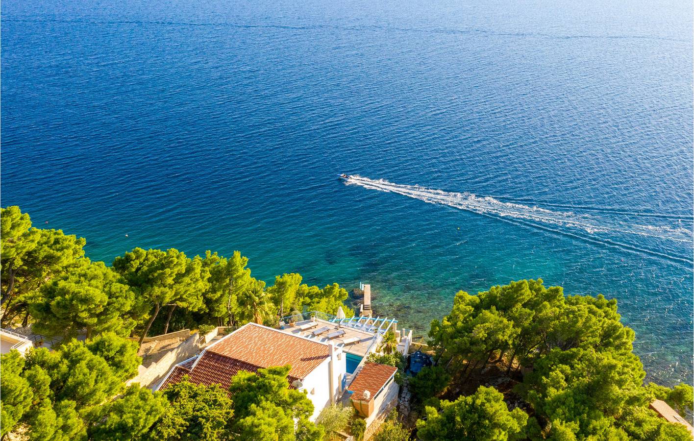 Dom dla 10 osób z taras in Stanici, Żupania splicko-dalmatyńska