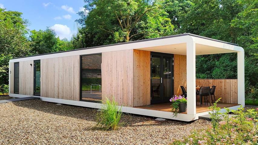 Vakantiehuis voor 4 personen, with Balkon and Terras as well as Tuin and Uitzicht in Beesel