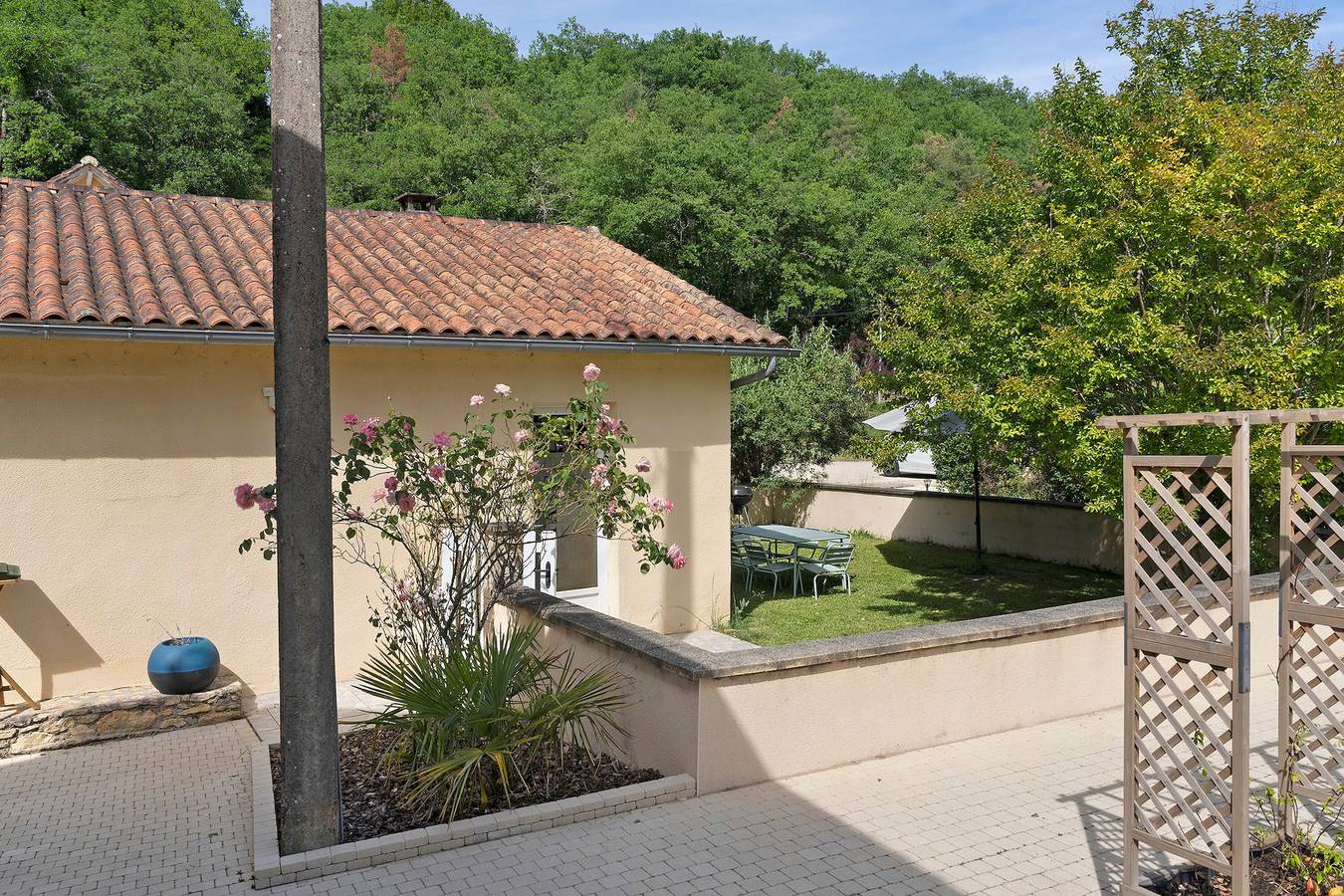 Maison de vacances  La Mailleraie - L'étang  avec piscine partagée, terrasse privée et Wi-Fi in Valojoulx, Périgord Noir