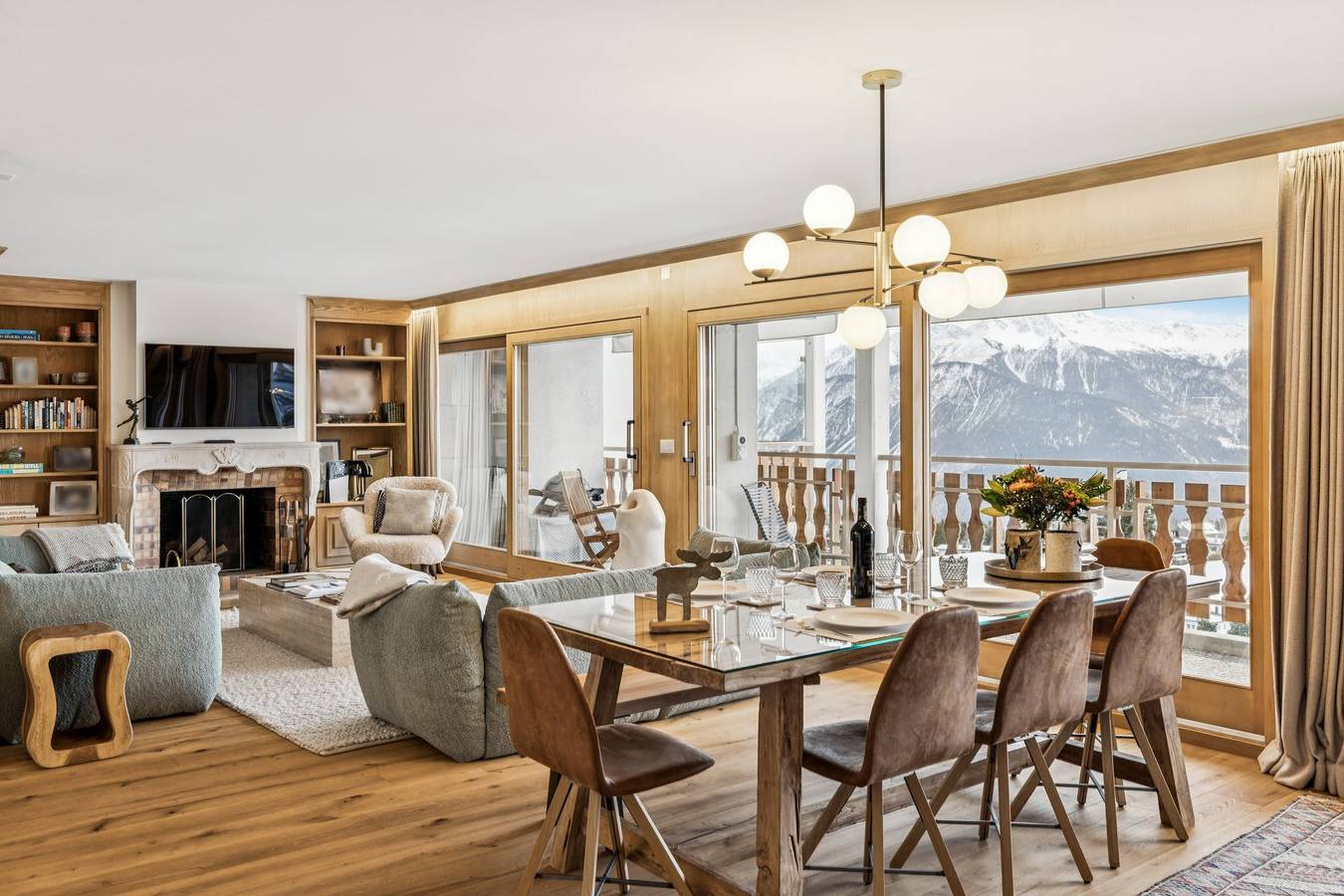 Vacation Rental for 6 Guests in Montana (Switzerland), Sion - Sierre region