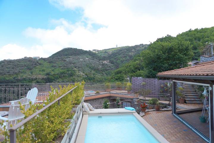 Ferienhaus für 6 Personen, mit Balkon und Meerblick