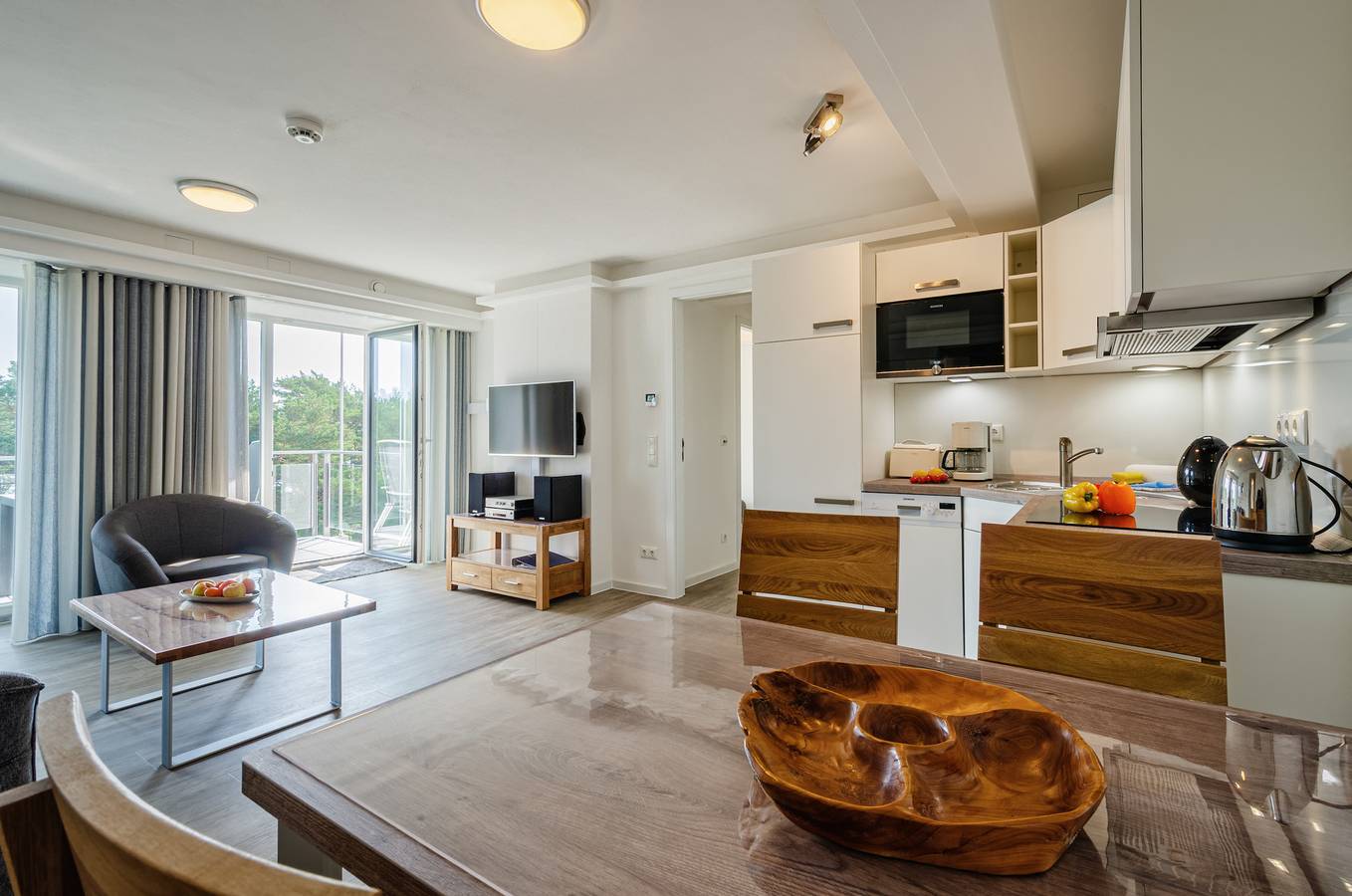 Geheel vakantieappartement, Vakantieappartement voor 2 personen met balkon in Prora, Binz